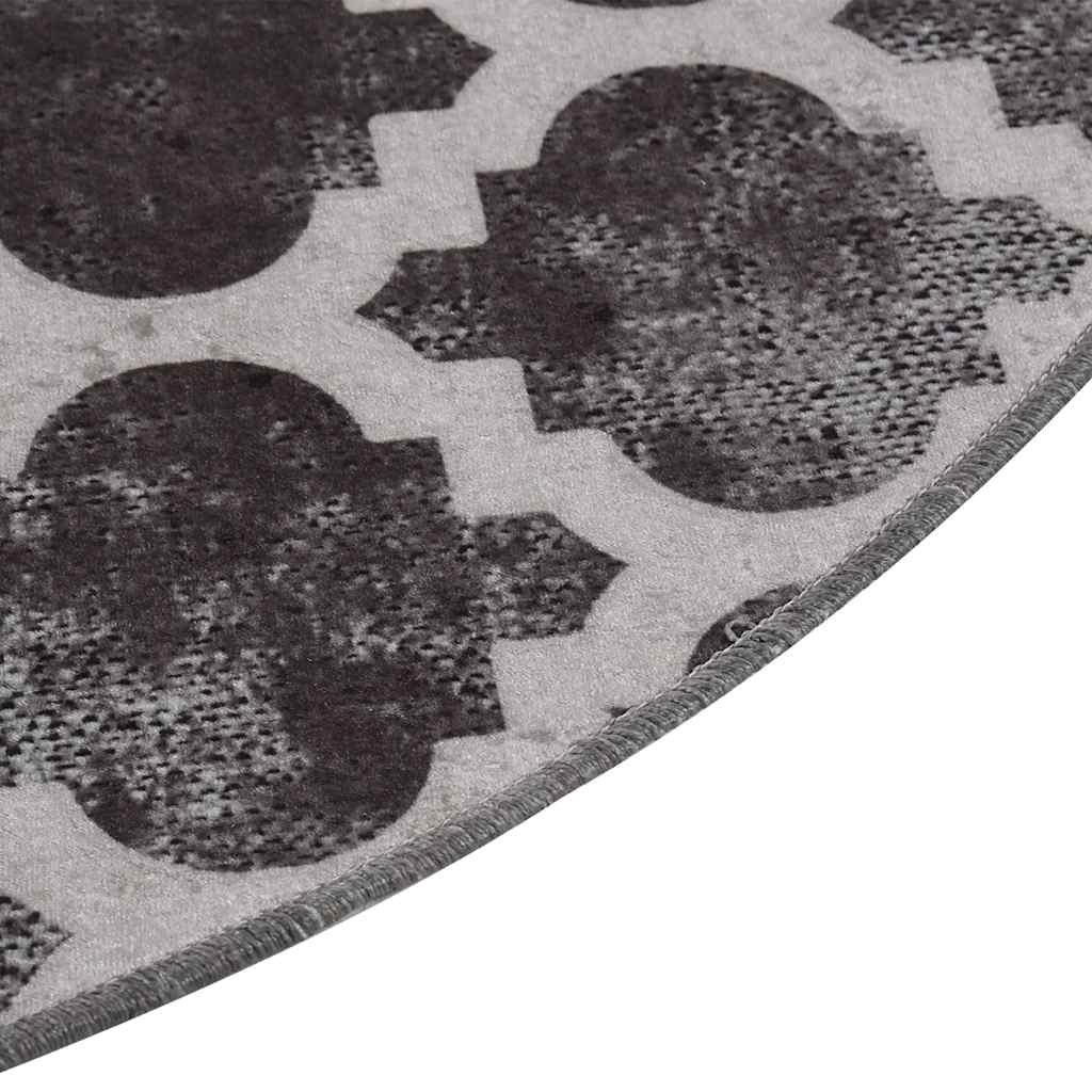 Carpet, colorful, diameter 120cm, non-slip, washable