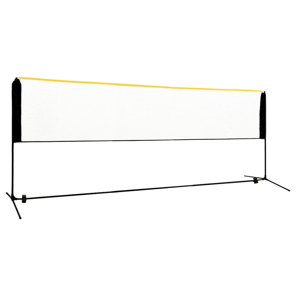 Adjustable badminton net, 400x103x94–158cm, metal
