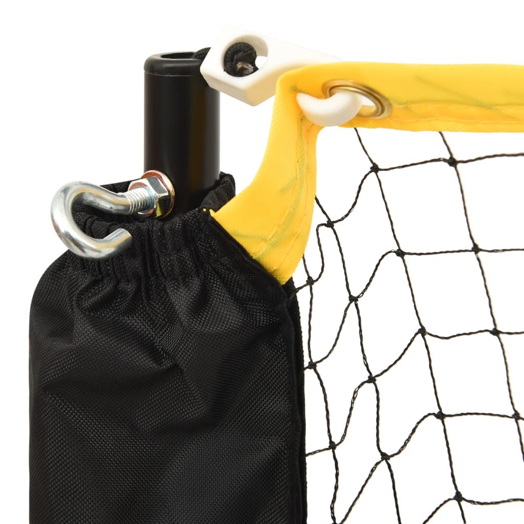 Adjustable badminton net, 400x103x94–158cm, metal