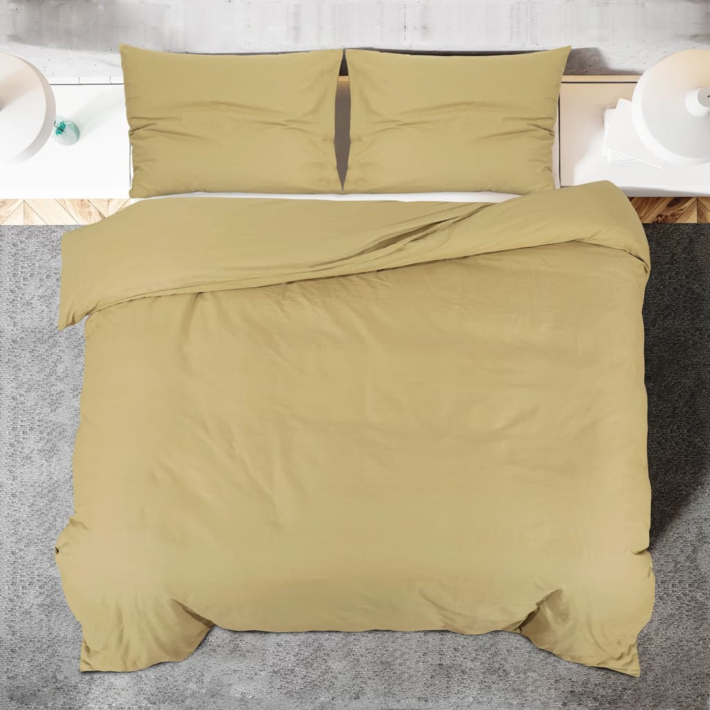 Patalynės komplektas, taupe spalvos, 240x220cm, mikropluoštas