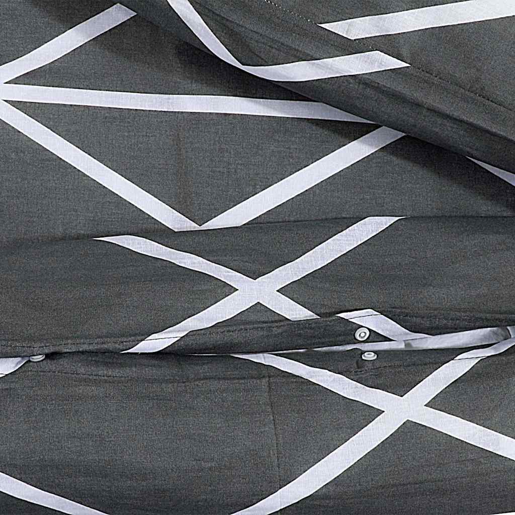 Patalynės komplektas, pilkos spalvos, 140x200cm, medvilnė