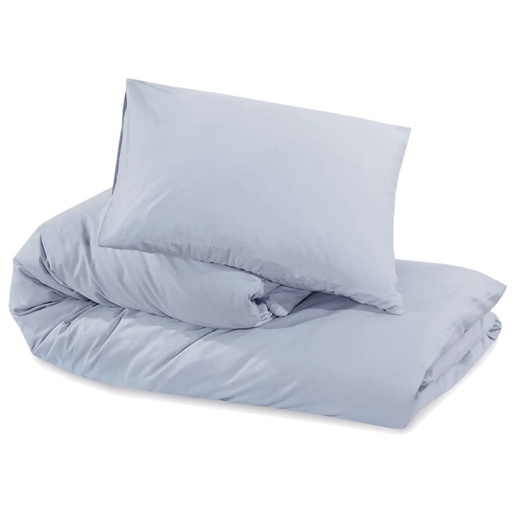Bed linen set, grey, 200x200cm, cotton
