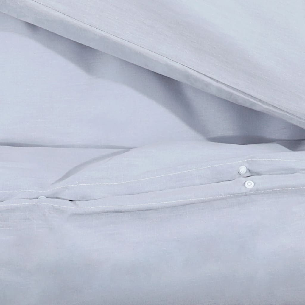 Gultas veļas komplekts, pelēks, 260x240cm, kokvilna