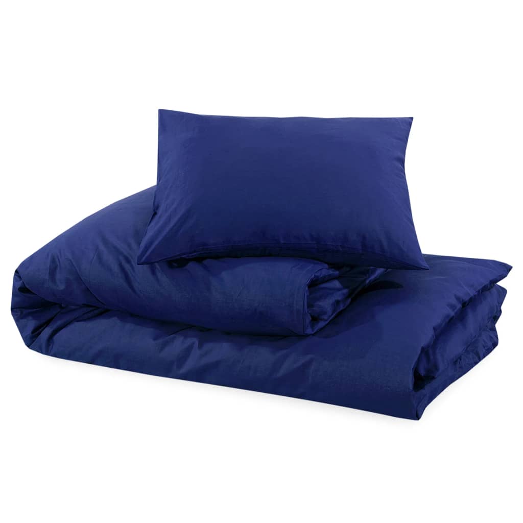 Duvet cover set, blue, 135x200cm, cotton