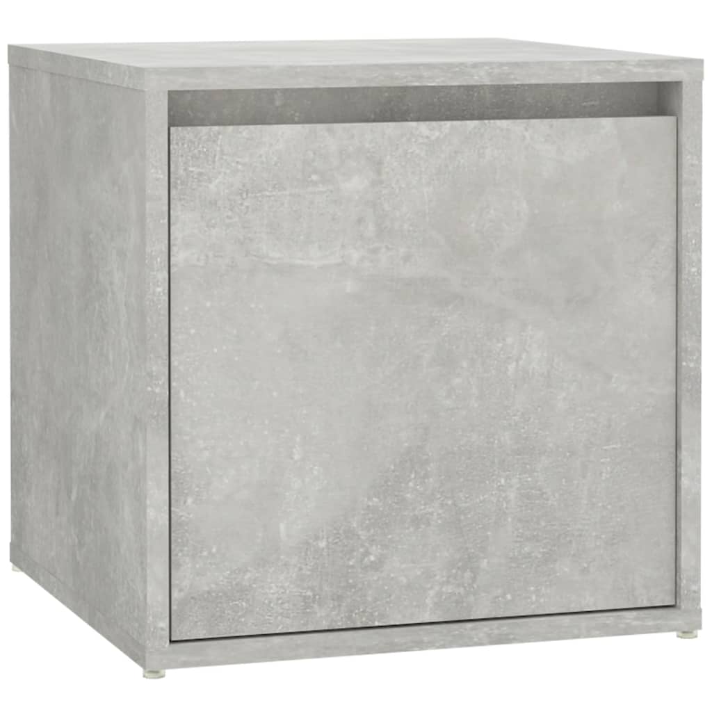 Hallway furniture set, concrete gray, engineered wood