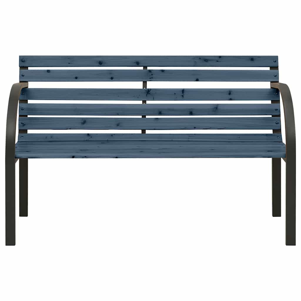 Children's garden bench, grey, 81cm, Chinese fir wood