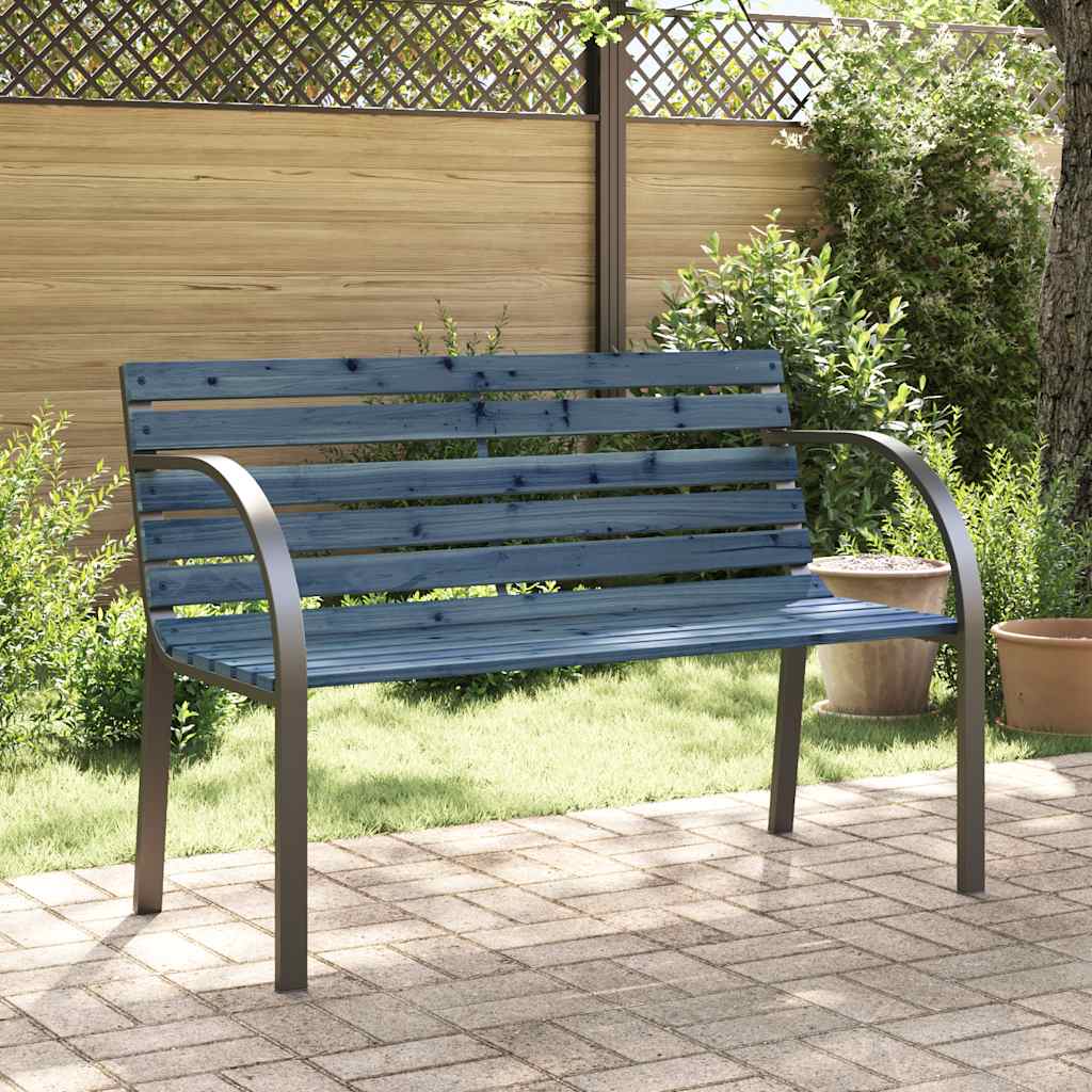 Children's garden bench, grey, 81cm, Chinese fir wood