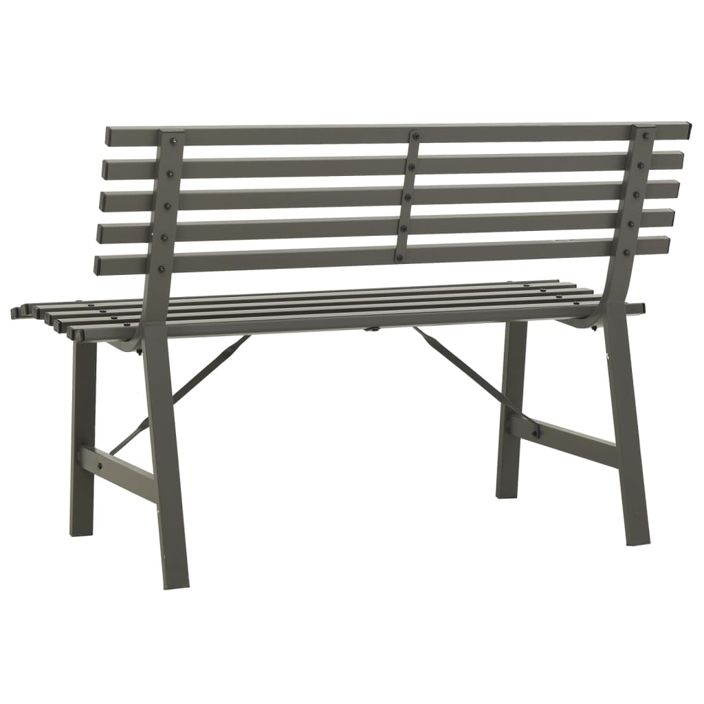 Dārza sols, melns, 110cm, tērauds