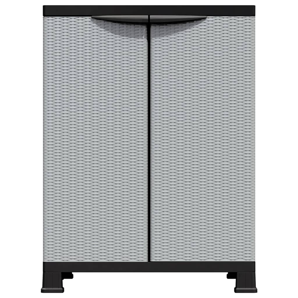 Plastmasas skapis, 68x39x92cm, rotangpalmas dizains