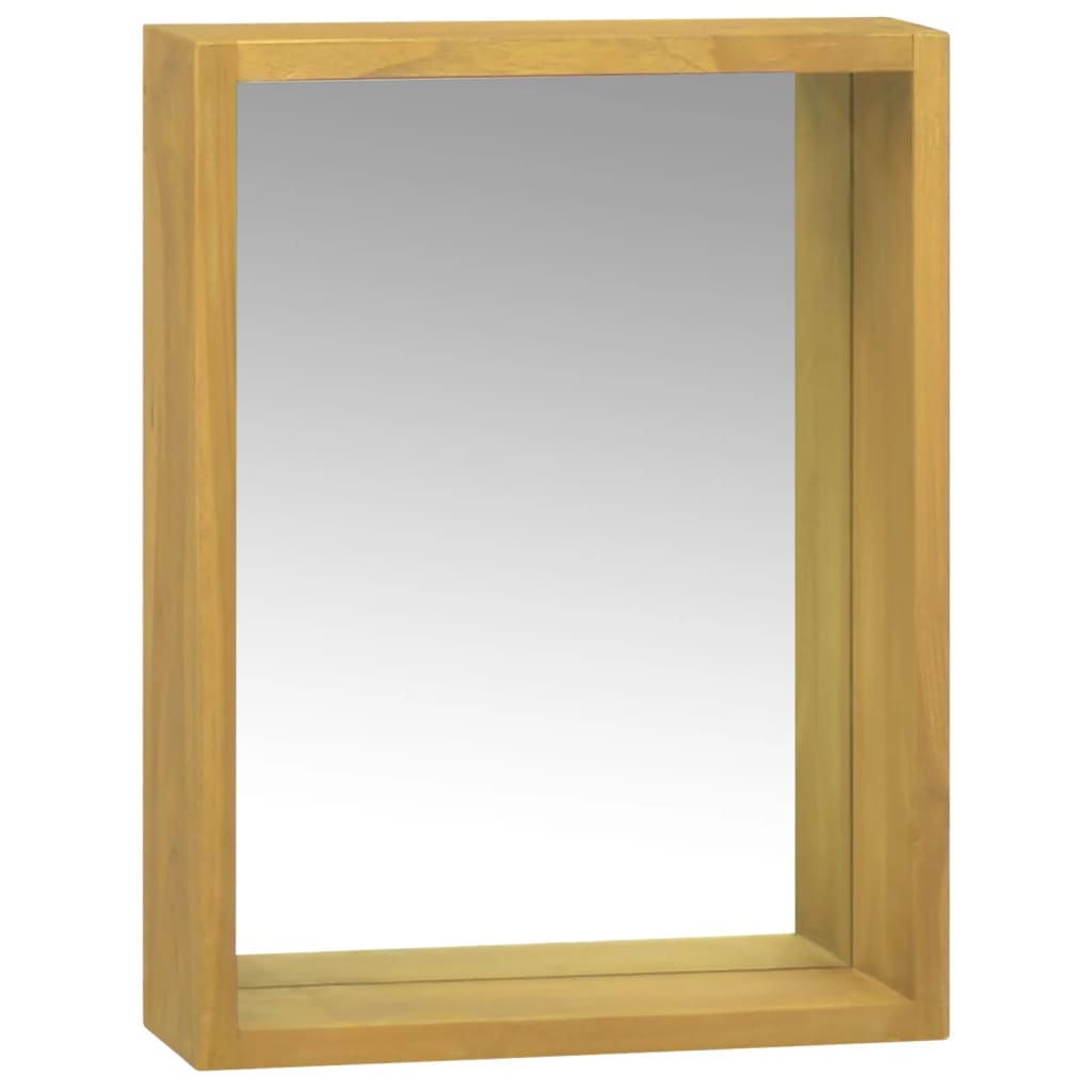 Mirrored cabinet, 30x10x40cm, solid teak wood