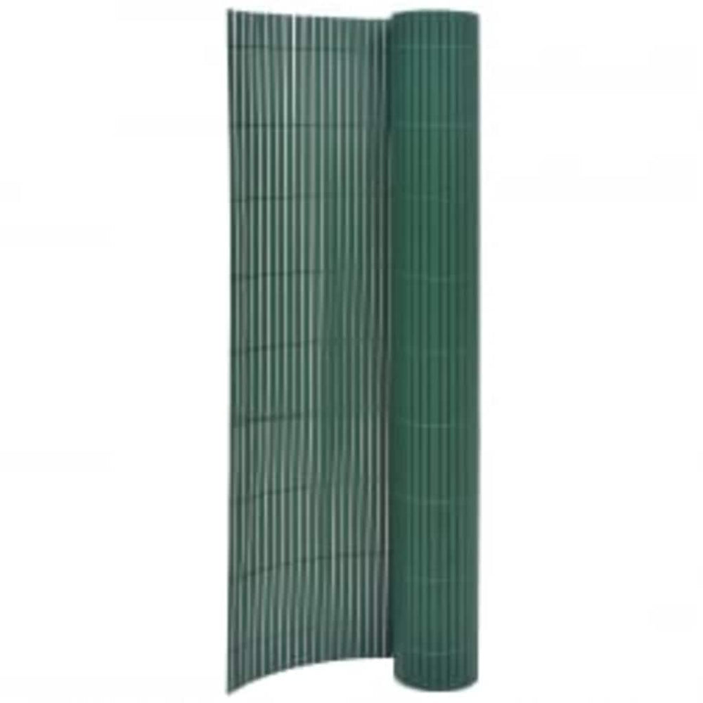 Double-sided garden fence, green, 90x400cm