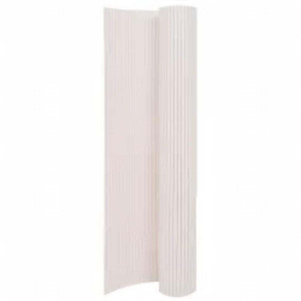 Double-sided garden fence, white, 110x300cm