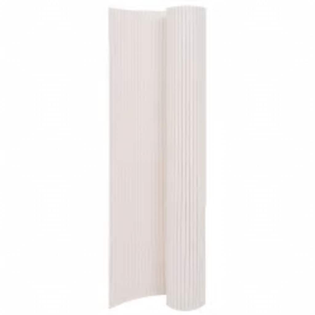 Double-sided garden fence, white, 110x300cm