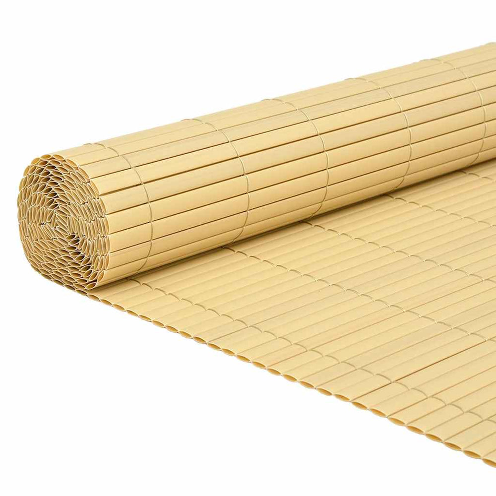 Double-sided garden fence, yellow, 110x400cm