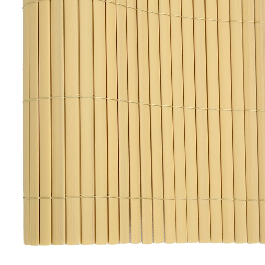 Divpusējs dārza žogs, dzeltens, 110x400cm