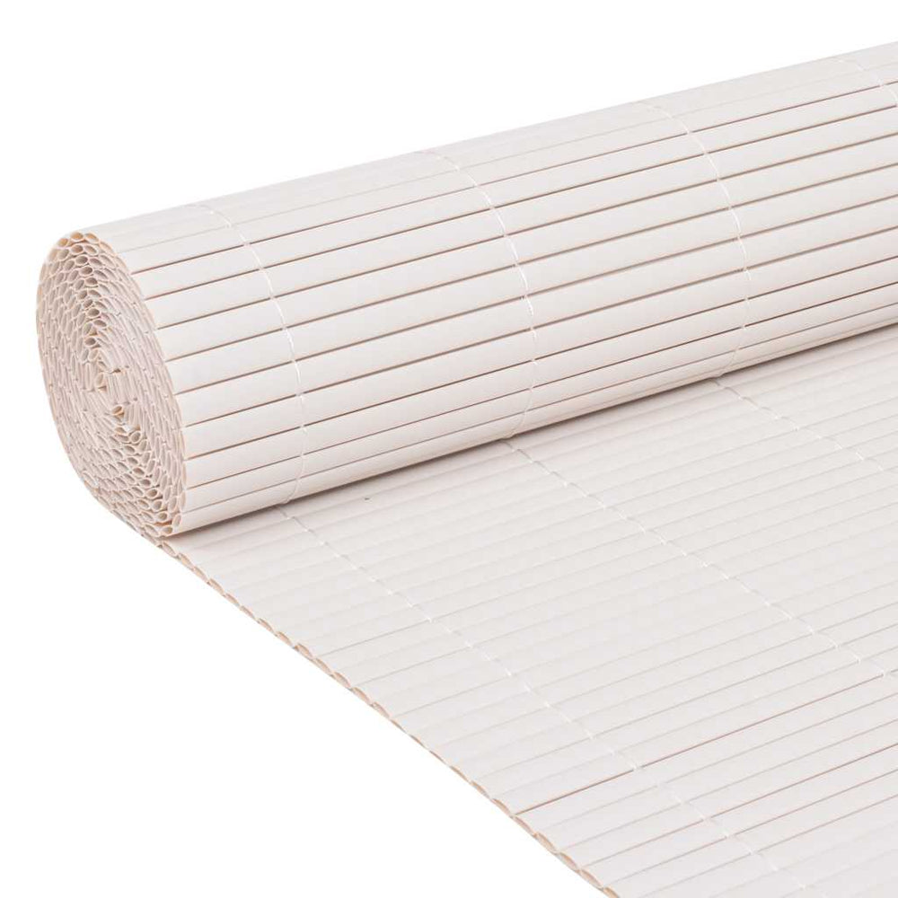 Two-sided garden fence, white, 110x500cm