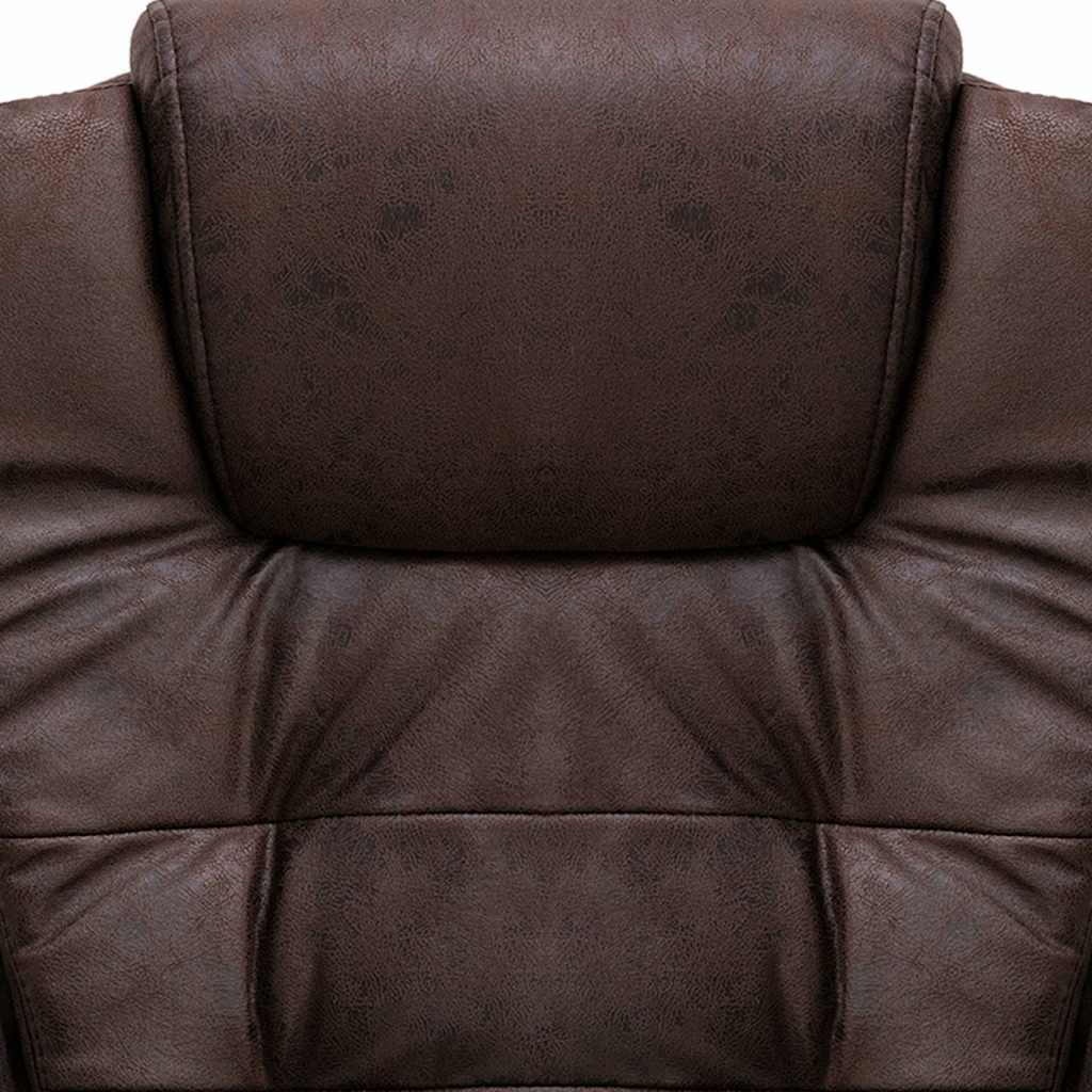 Biuro kėdė NOAH, tamsiai rudos spalvos