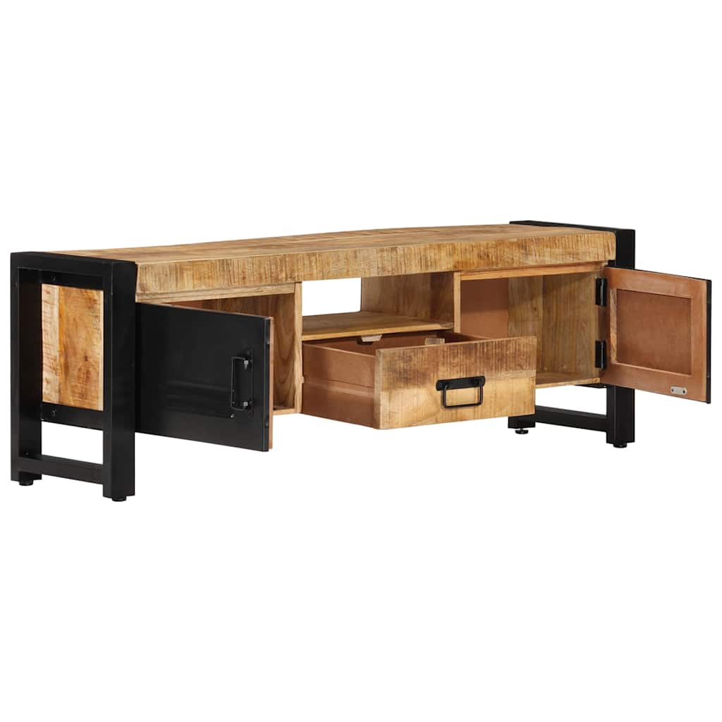 TV cabinet, 120x30x40cm, solid mango wood