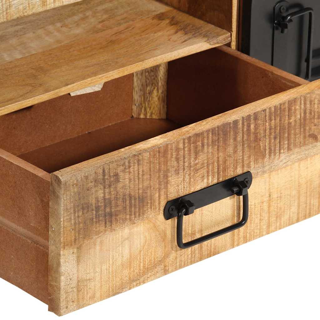 TV cabinet, 120x30x40cm, solid mango wood