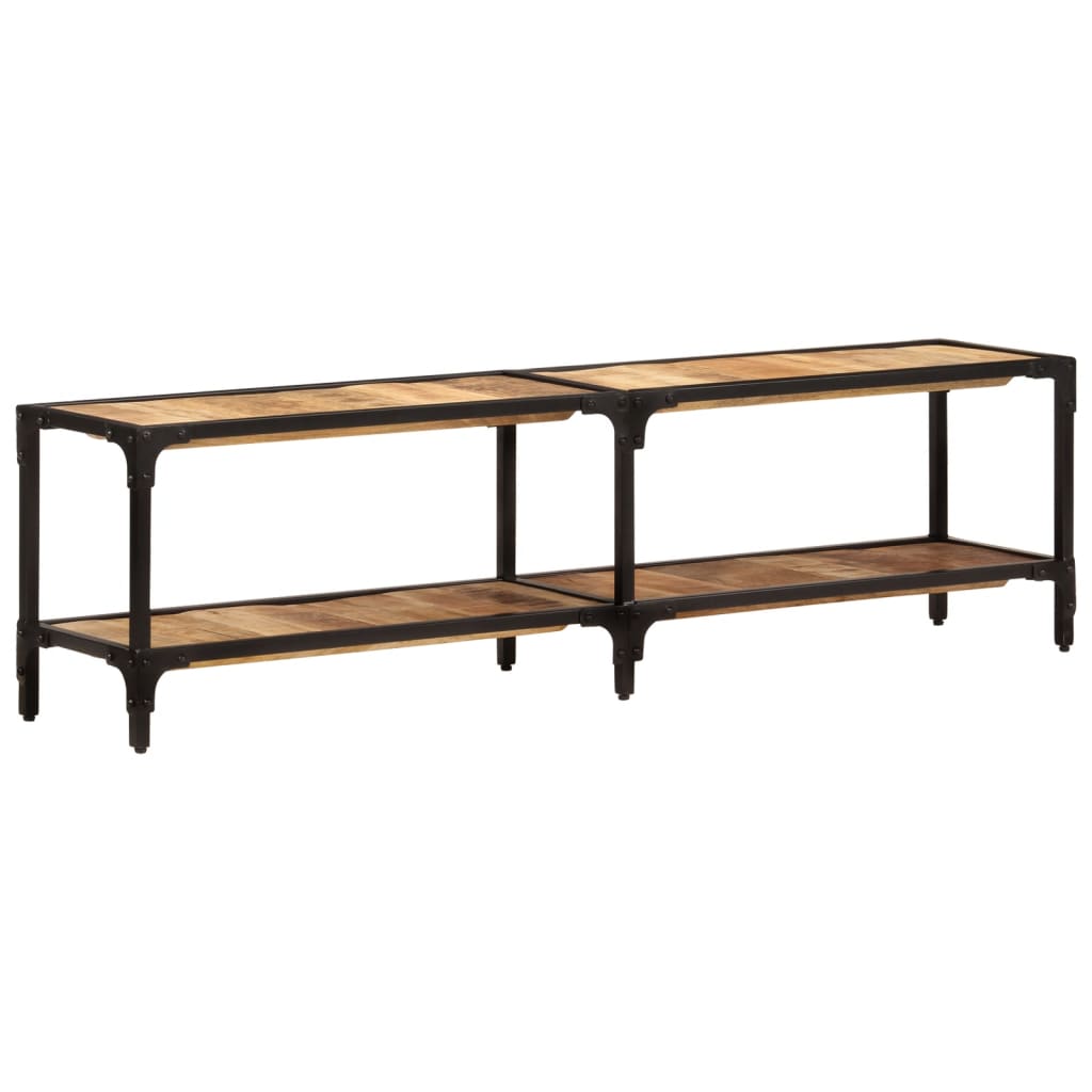 TV cabinet, 150x30x41cm, solid mango wood