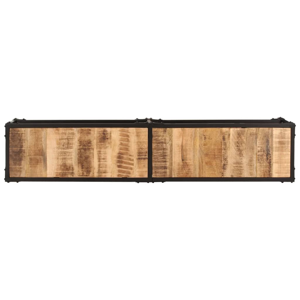 TV cabinet, 150x30x41cm, solid mango wood
