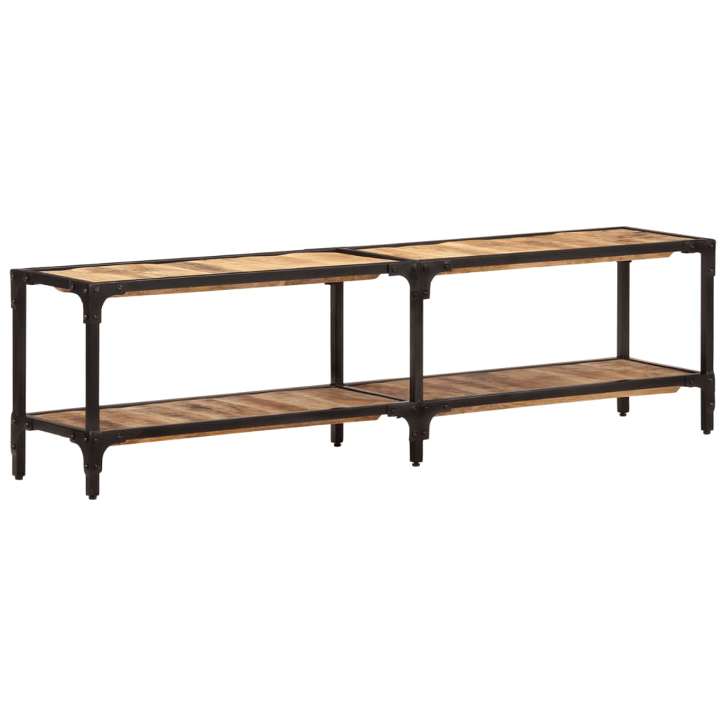 TV cabinet, 150x30x41cm, solid mango wood