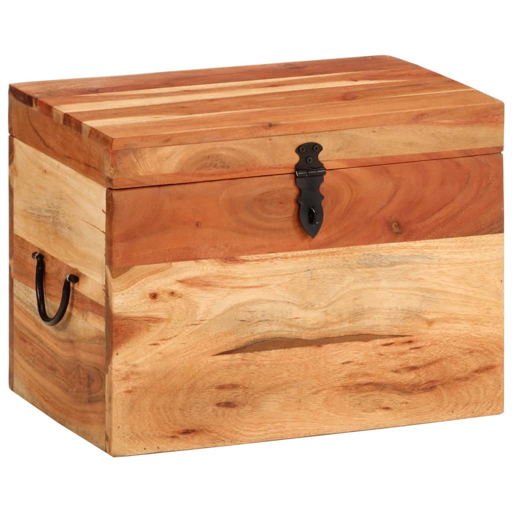 Storage box, 39x28x31cm, solid acacia wood