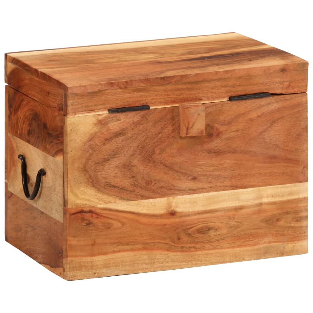 Storage box, 39x28x31cm, solid acacia wood