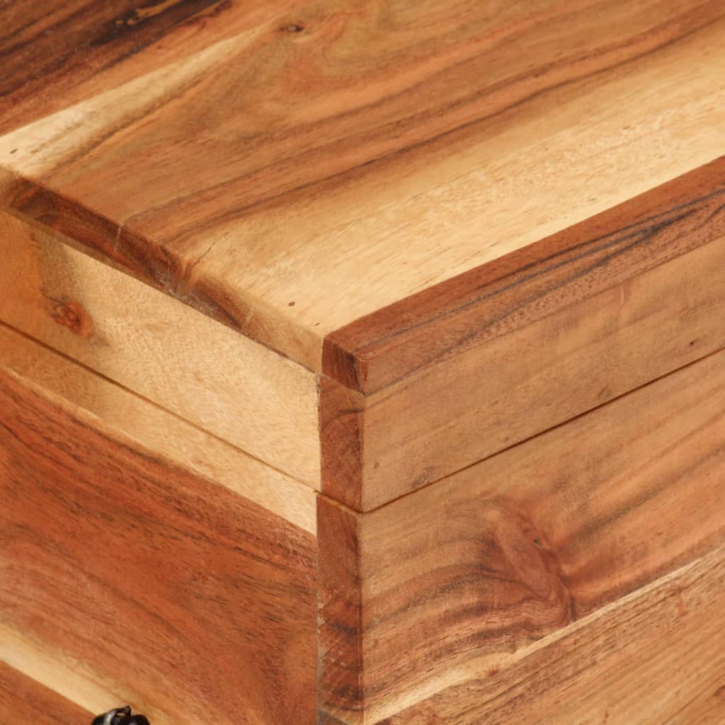 Storage box, 39x28x31cm, solid acacia wood