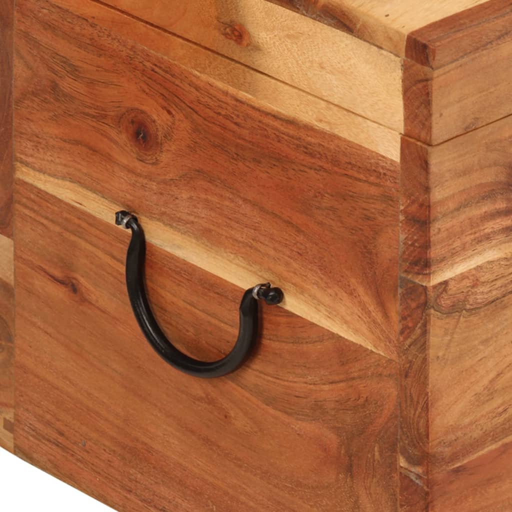Storage box, 39x28x31cm, solid acacia wood