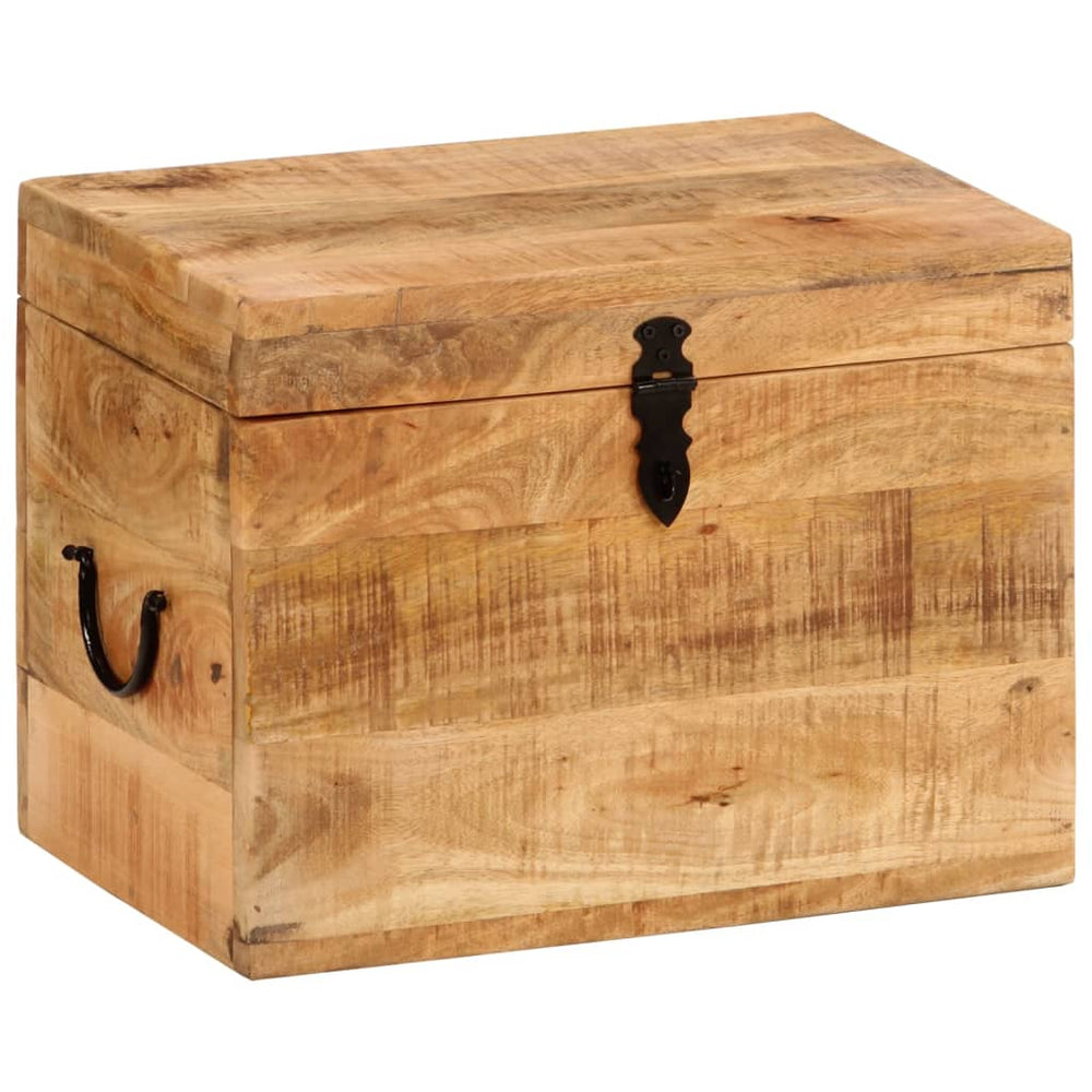 Storage box, 39x28x31cm, solid mango wood