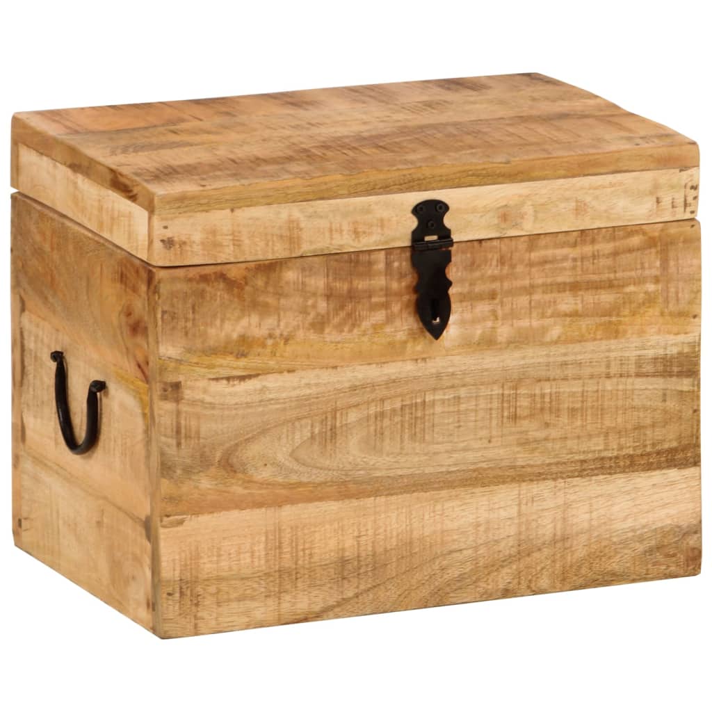 Storage box, 39x28x31cm, solid mango wood
