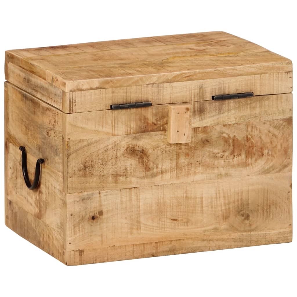 Storage box, 39x28x31cm, solid mango wood