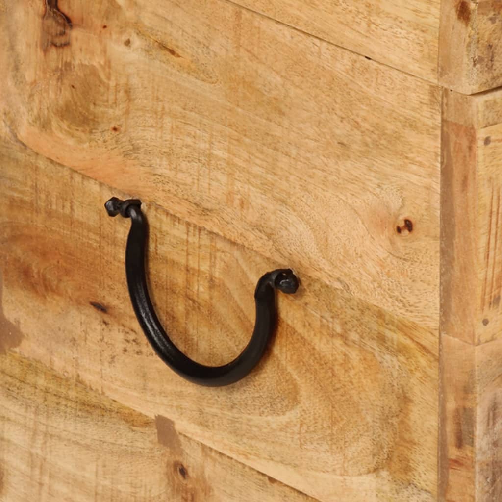 Storage box, 39x28x31cm, solid mango wood