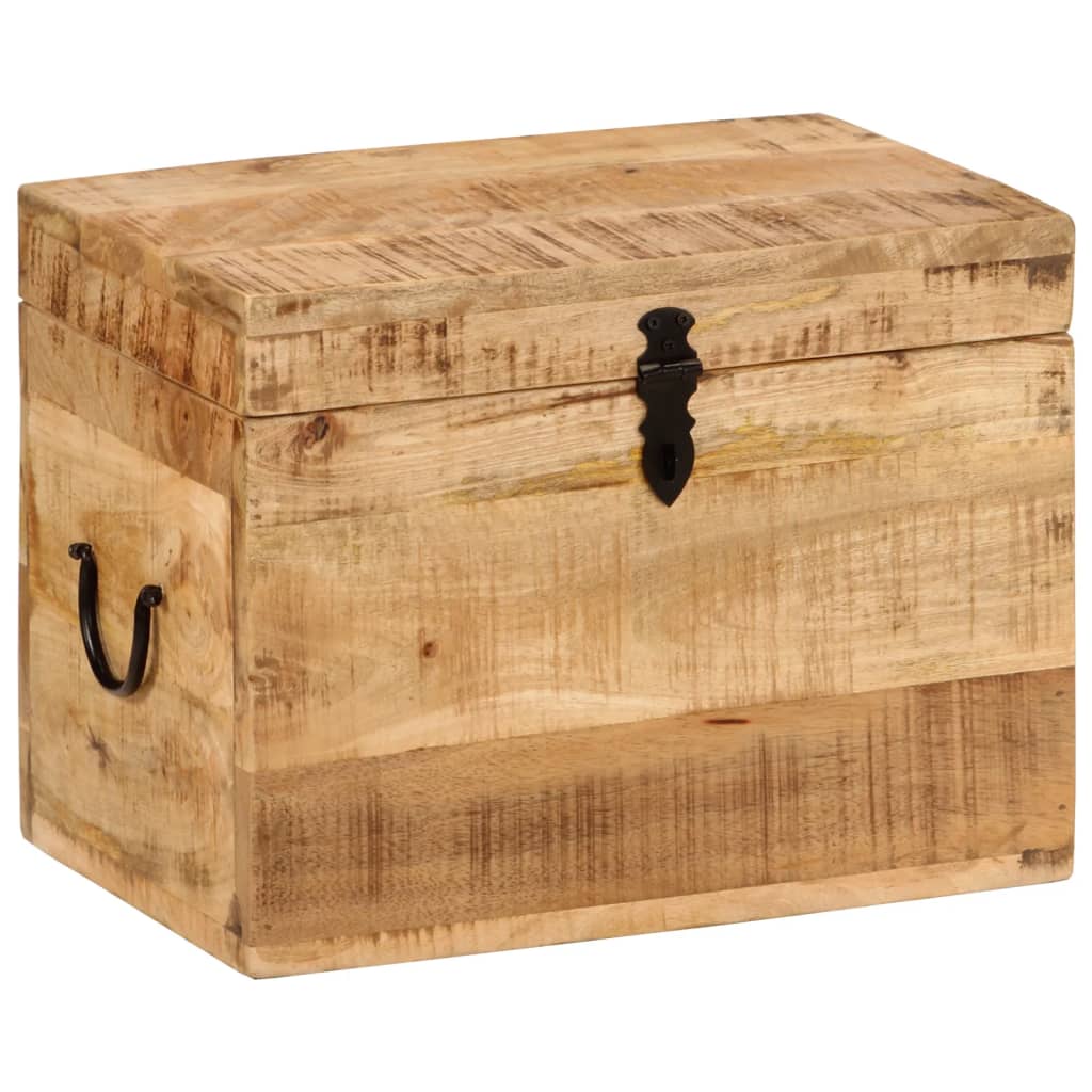 Storage box, 39x28x31cm, solid mango wood