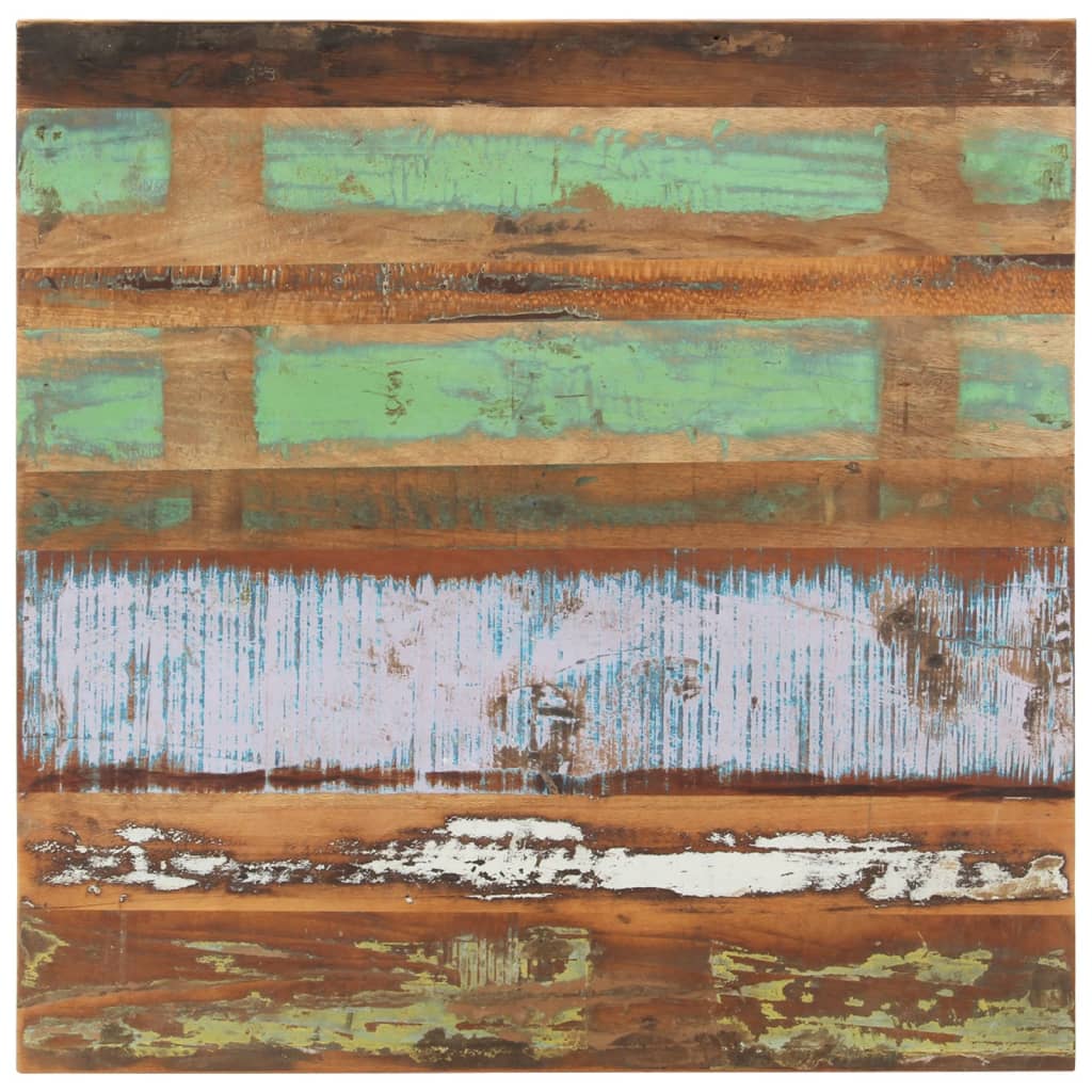 Kafijas galdiņš, 80x80x40cm, pārstrādāta masīvkoka koksne
