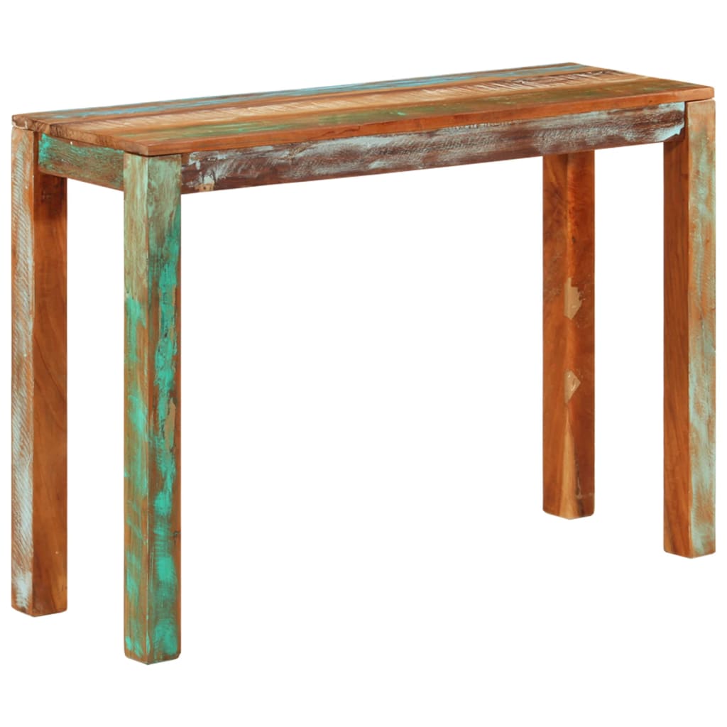Konsolinis staliukas, 110x35x76cm, perdirbtos medienos masyvas