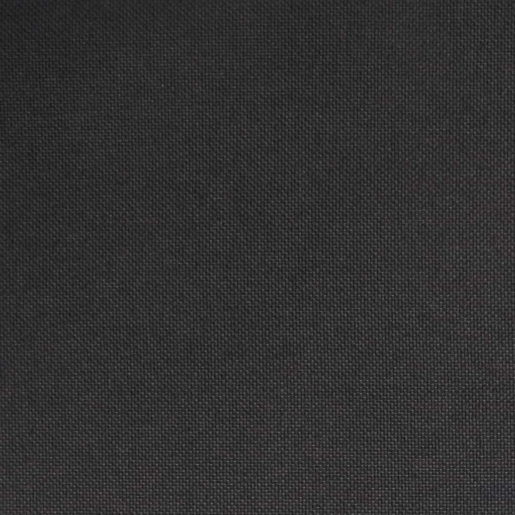 Reclining armchair, black, fabric