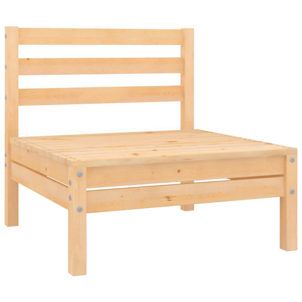 Dvivietė sodo sofa, pušies medienos masyvas (806587)