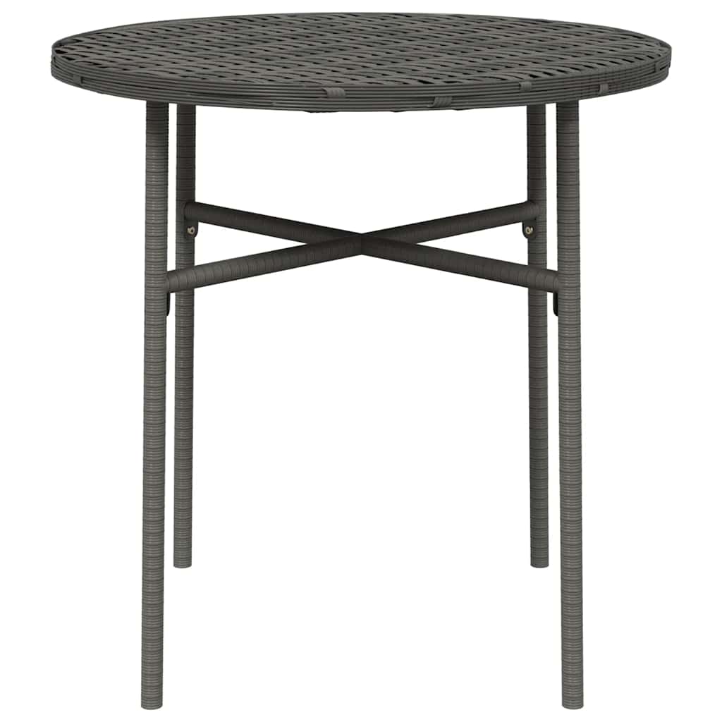 Tea table, gray, 45cm, polyrattan