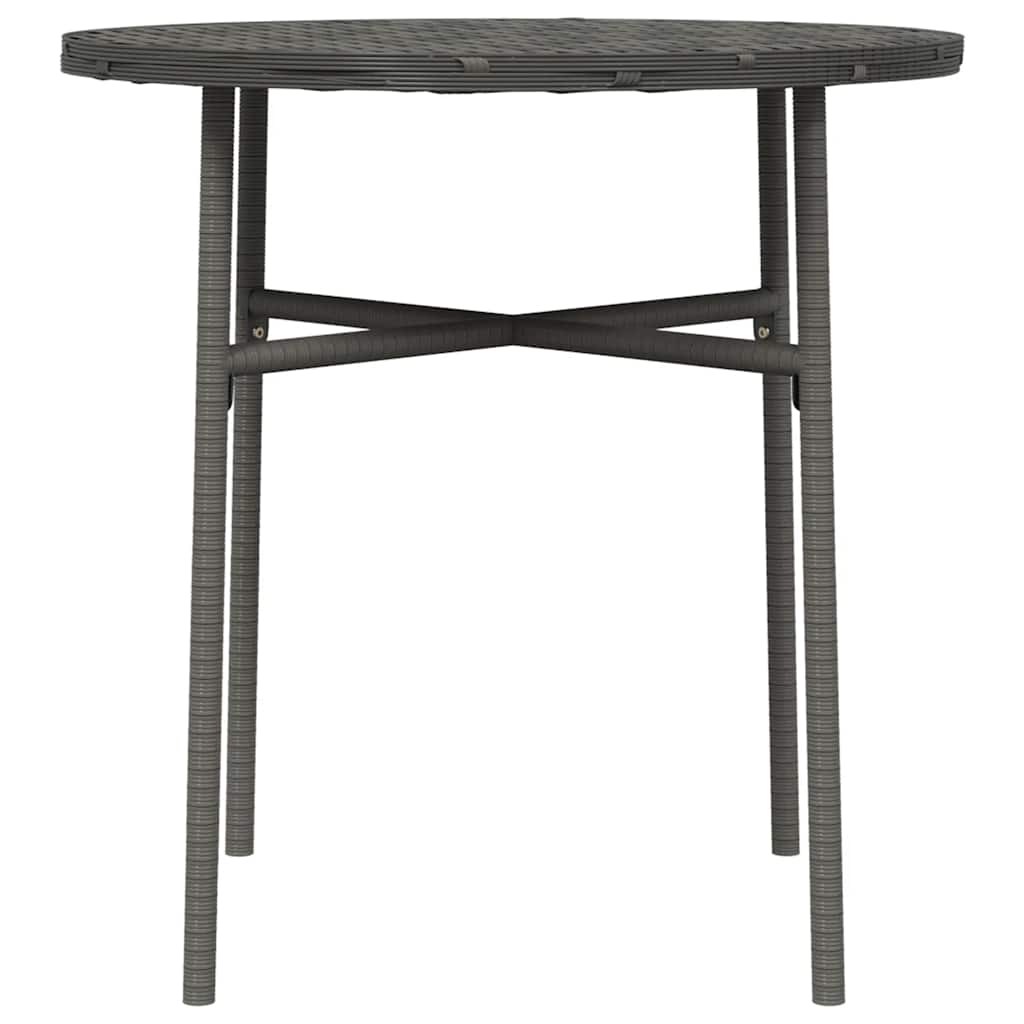 Tea table, gray, 45cm, polyrattan