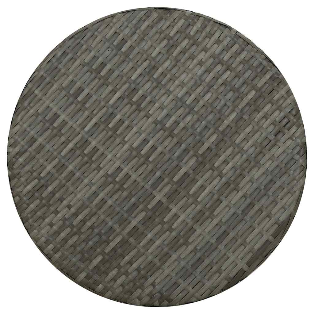 Tea table, gray, 45cm, polyrattan