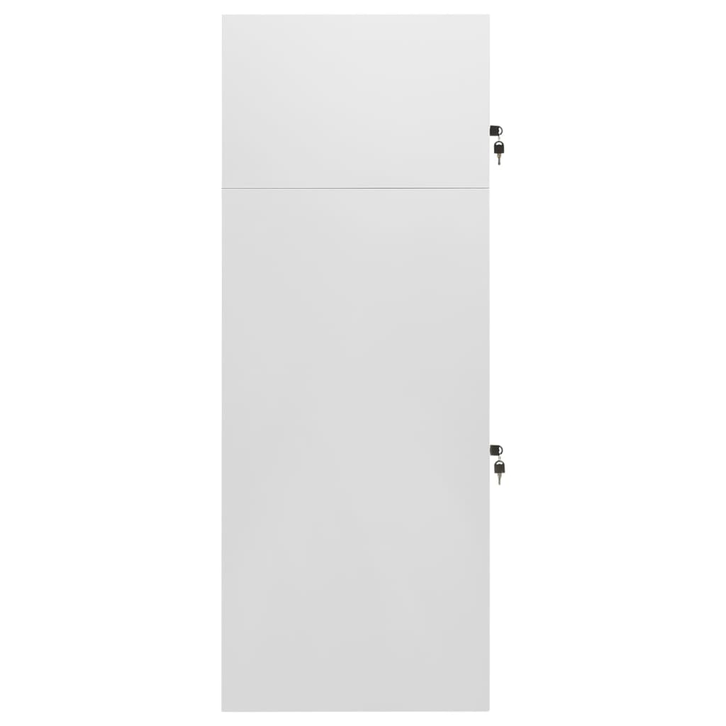 Saddle cabinet, light grey, 53x53x140cm, steel