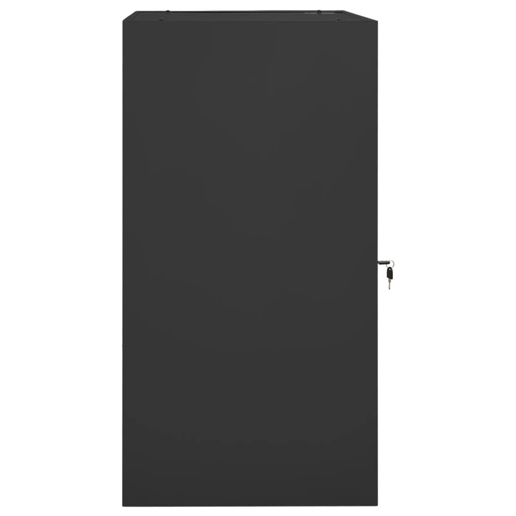 Saddle cabinet, anthracite, 53x53x105cm, steel