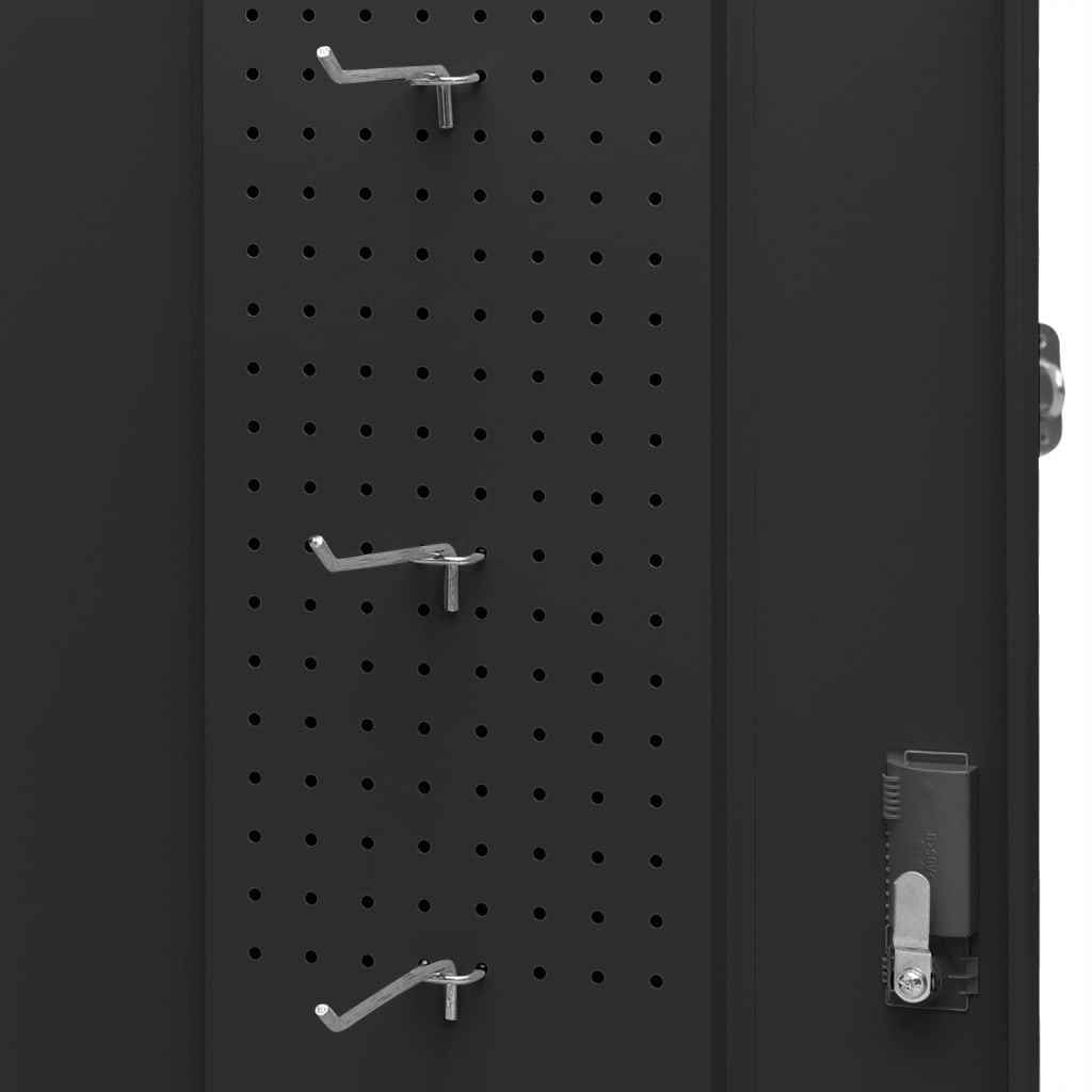 Saddle cabinet, anthracite, 53x53x105cm, steel
