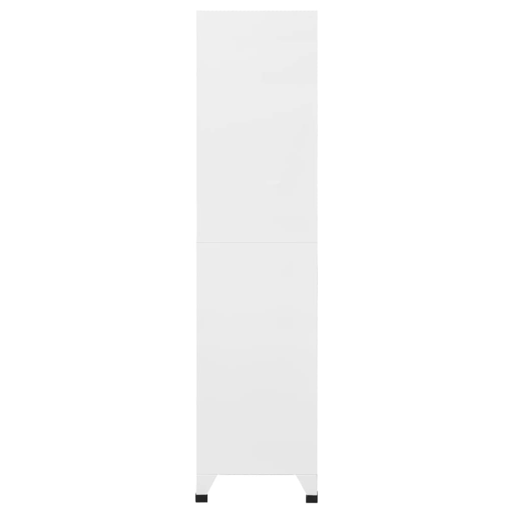 Persirengimo spintelė, baltos spalvos, 90x45x180cm, plienas