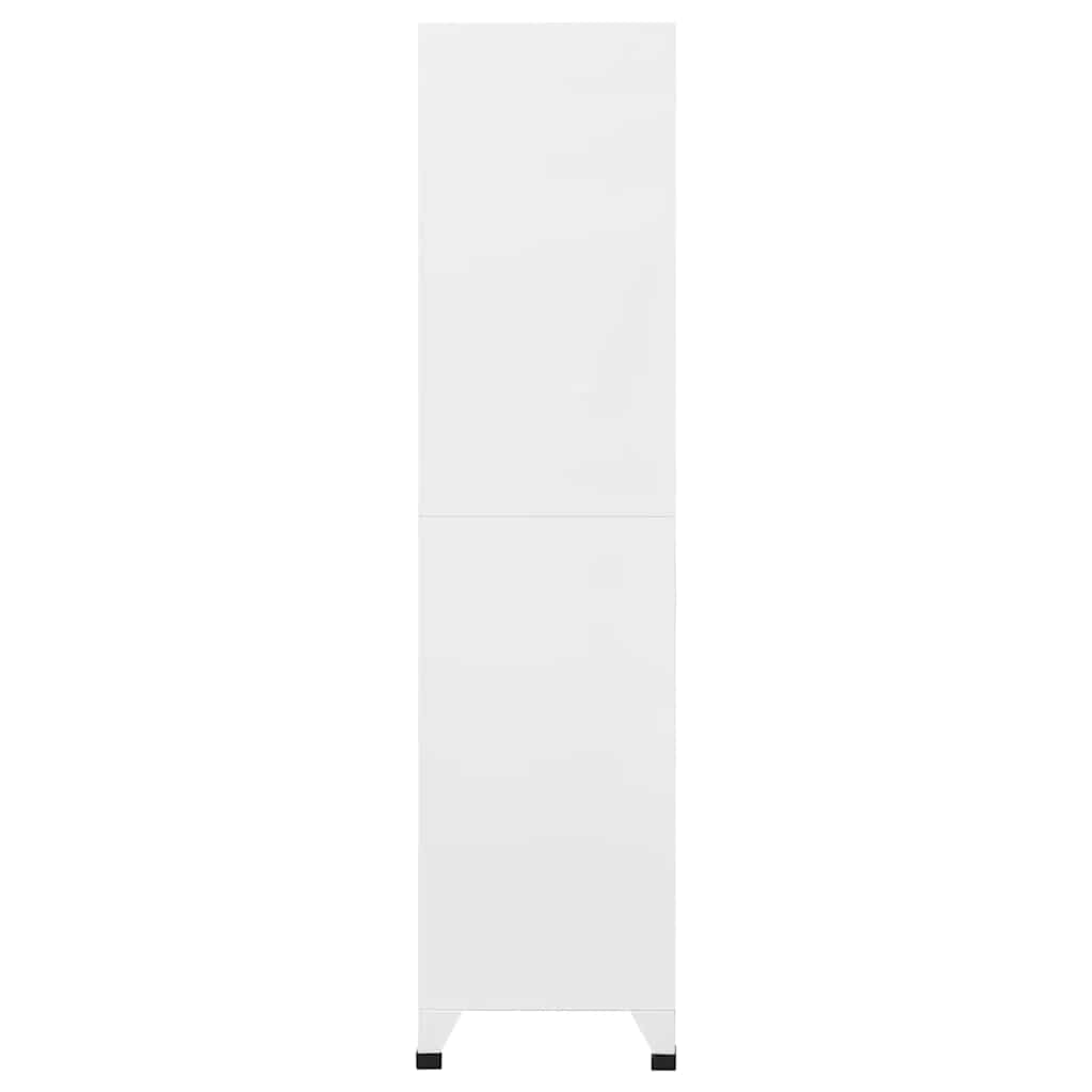 Persirengimo spintelė, baltos spalvos, 90x40x180cm, plienas