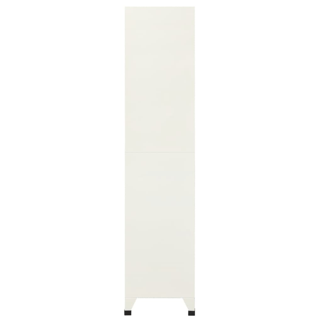 Changing room locker, grey and blue, 90x40x180cm, steel
