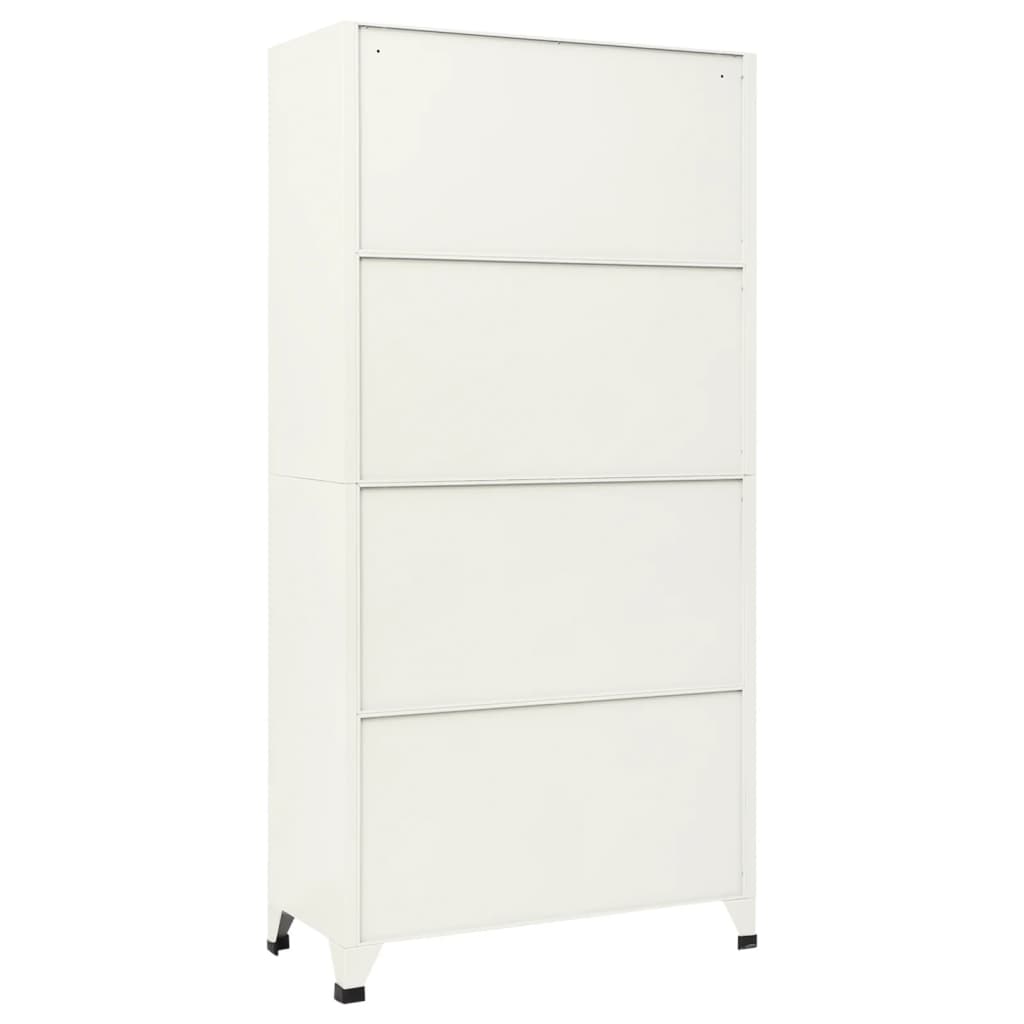Changing room locker, grey and blue, 90x40x180cm, steel