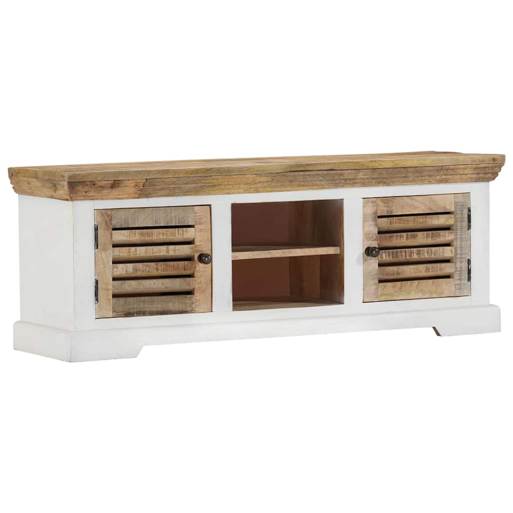 TV cabinet, 110x30x40cm, solid mango wood
